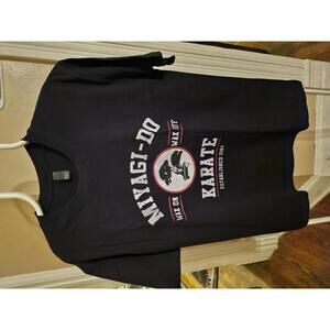 Miyagi-Do Karate - karate kid - t-shirt - cotton tee - L - black - NEW